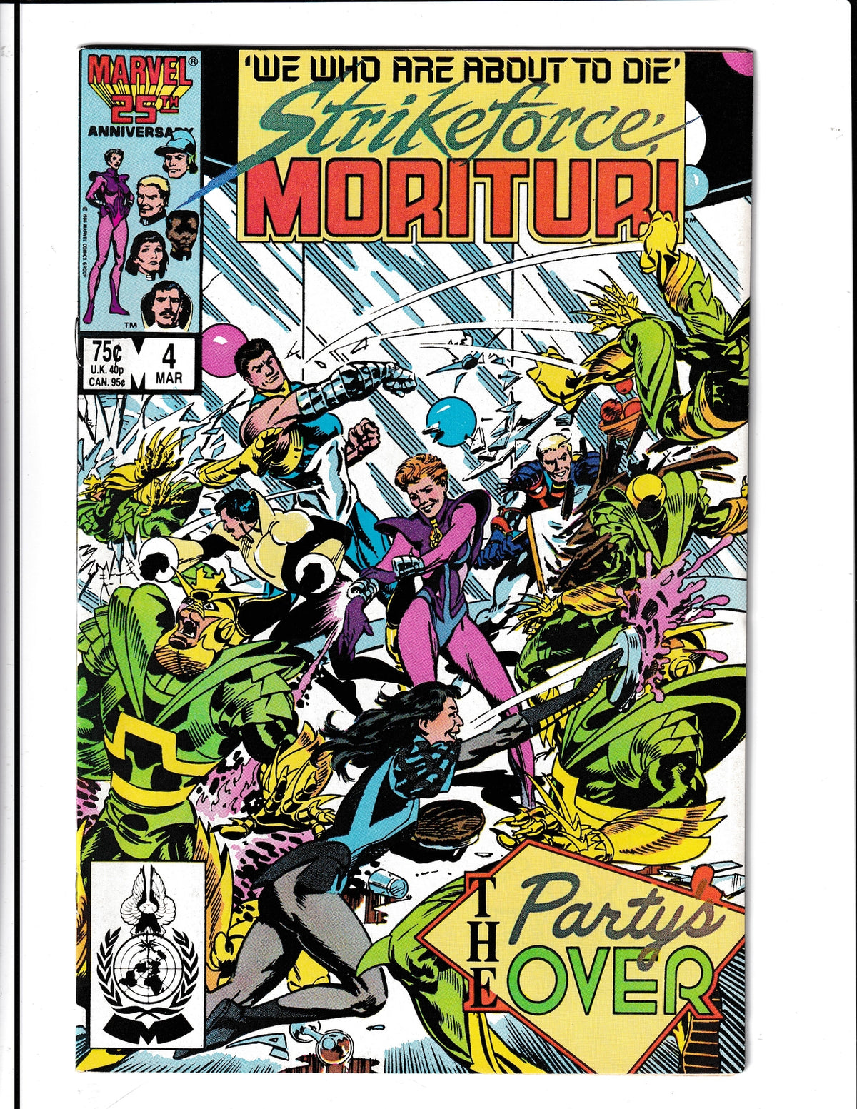 Strikeforce: Morituri #4 (1987) Marvel Comics