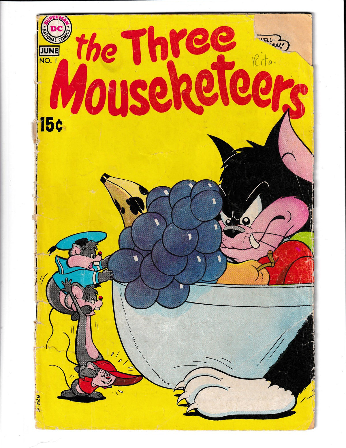 Three Mouseketeers #1 (1970) Low Grade DC Comics