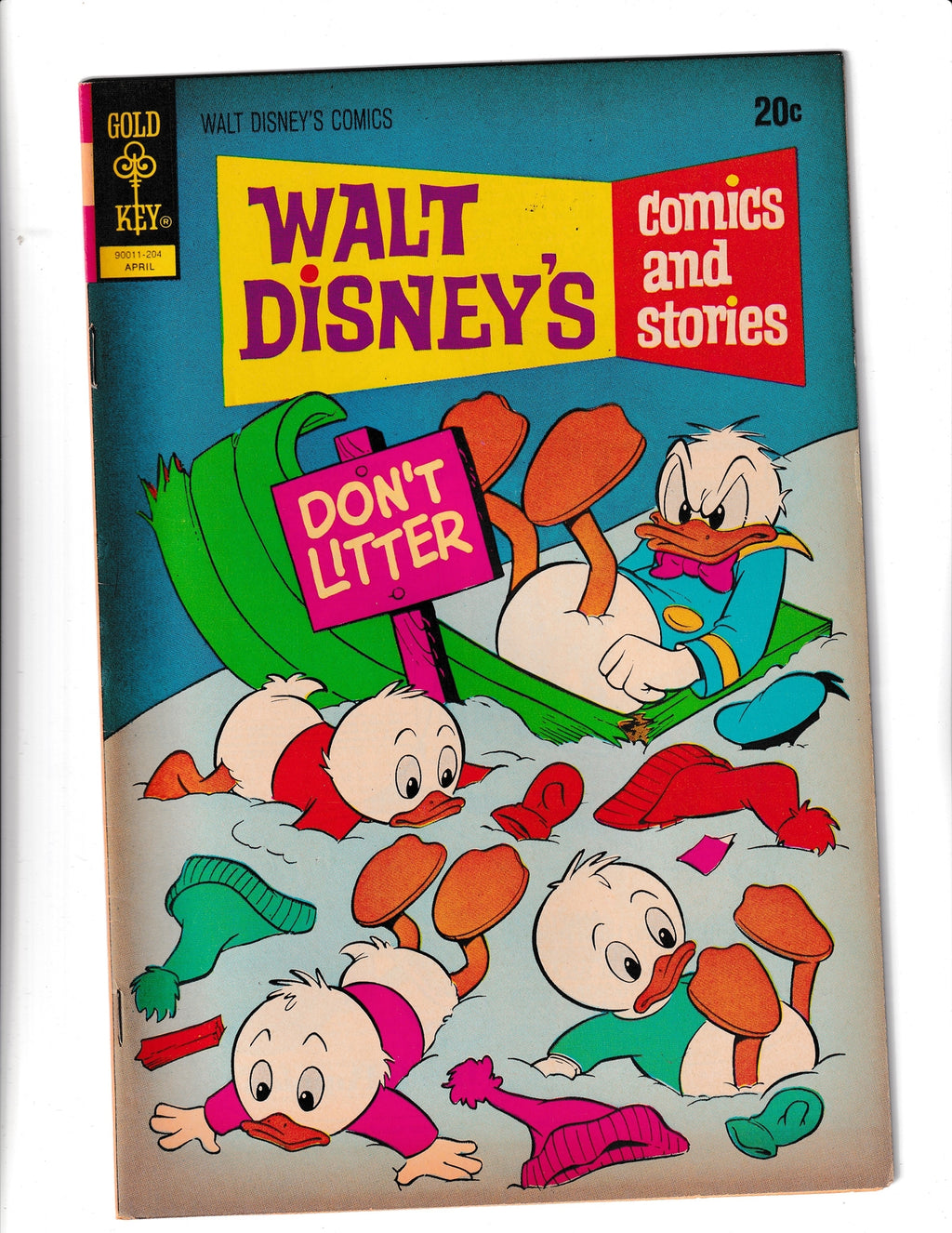 Walt Disney's Comics and Stories #379 (1972) Gold Key Comics SKU:071