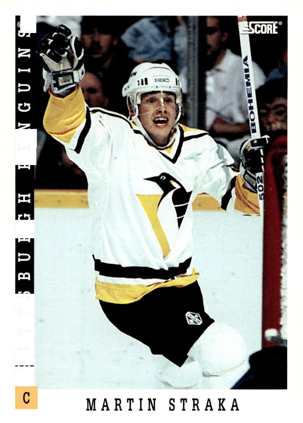 1993-94 Score #375 Martin Straka Hockey Pittsburgh Penguins