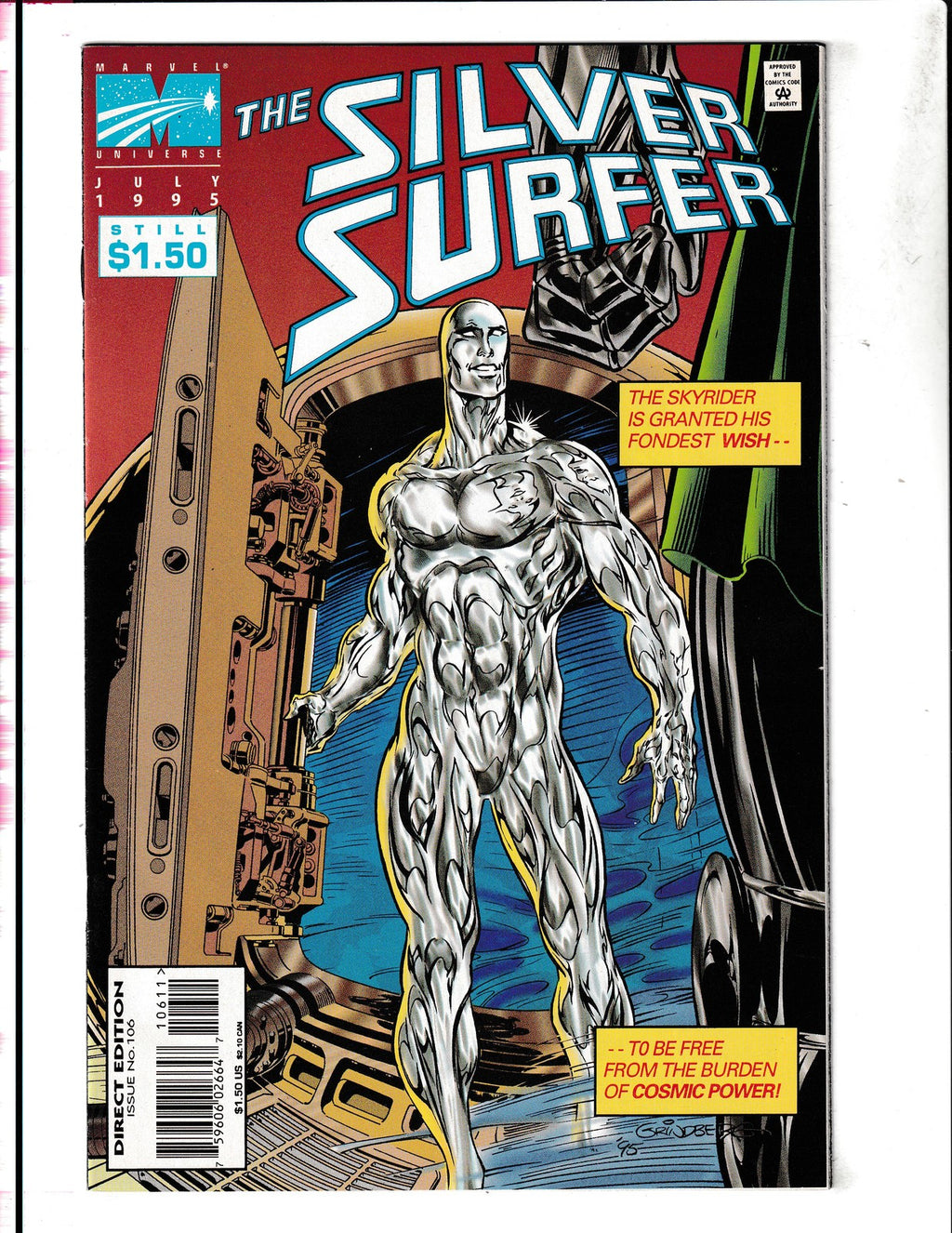 Silver Surfer #106 (1995) Low Print Run Marvel Comics