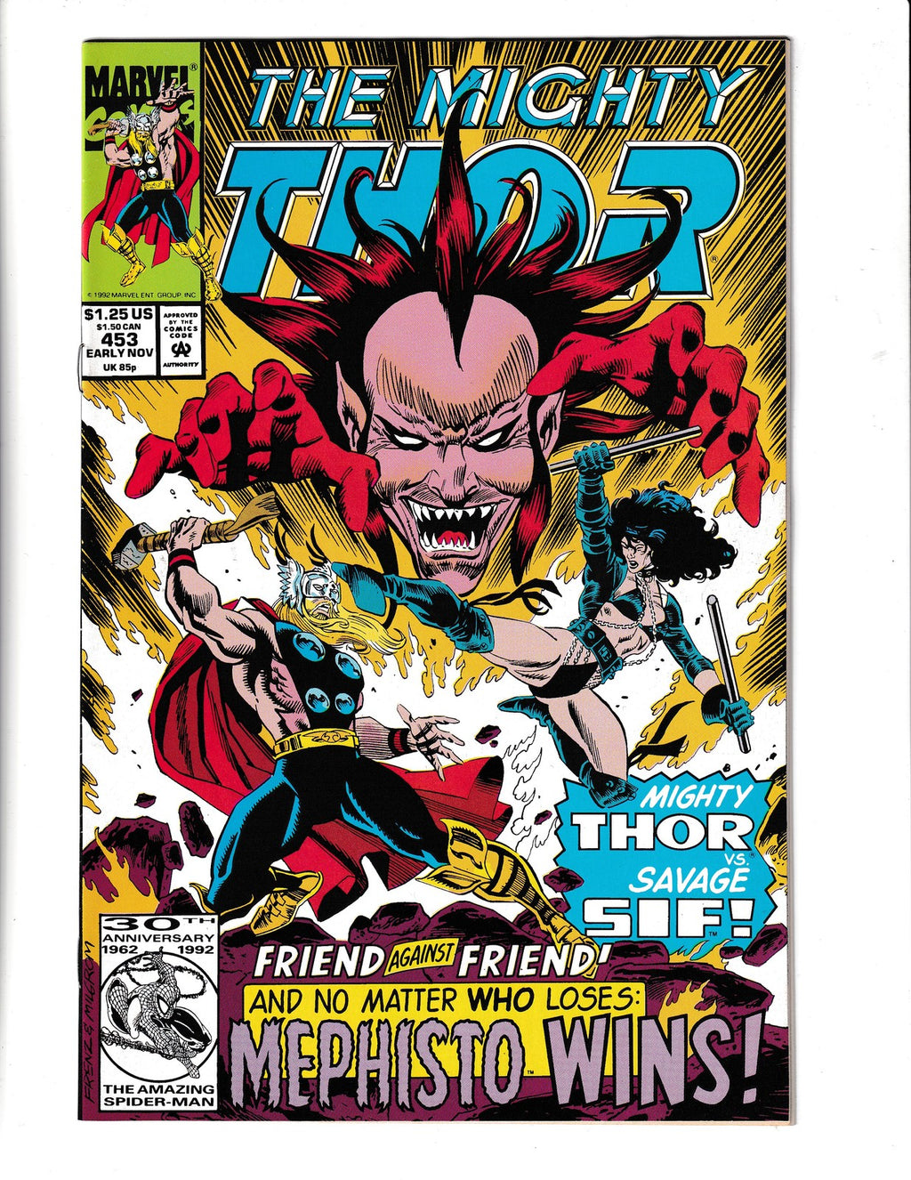 Thor #453 (1992) Marvel Comics