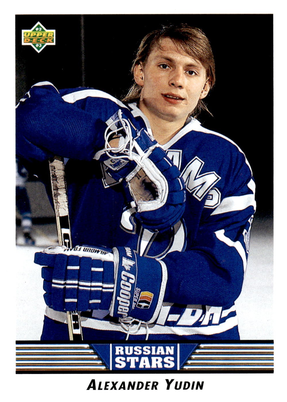 1992-93 Upper Deck #336 Alexander Yudin Hockey Dynamo Moscow