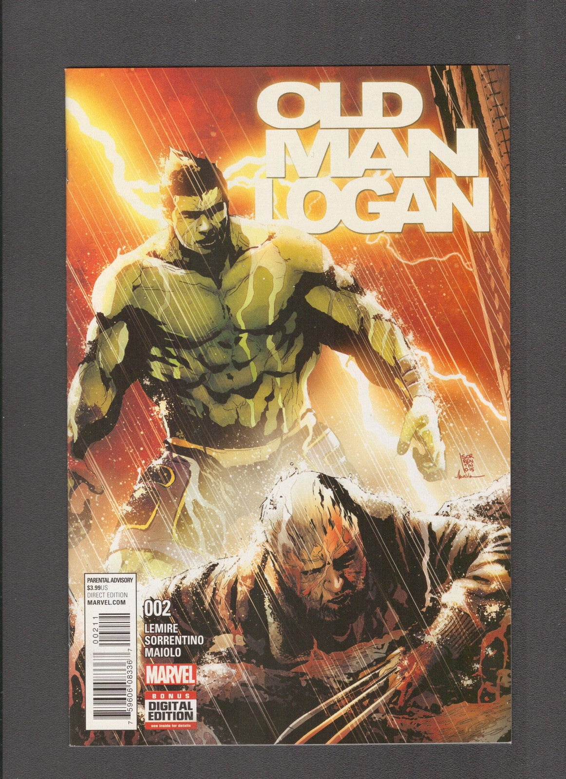 Old Man Logan #2 (2016) Andrea Sorrentino Marvel Comics