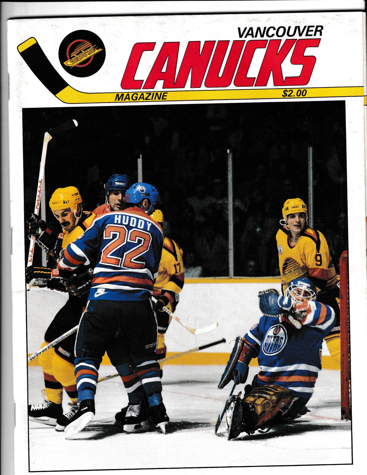 Vancouver Canucks Magazine #NN (1986) Oilers/Canucks  Comics