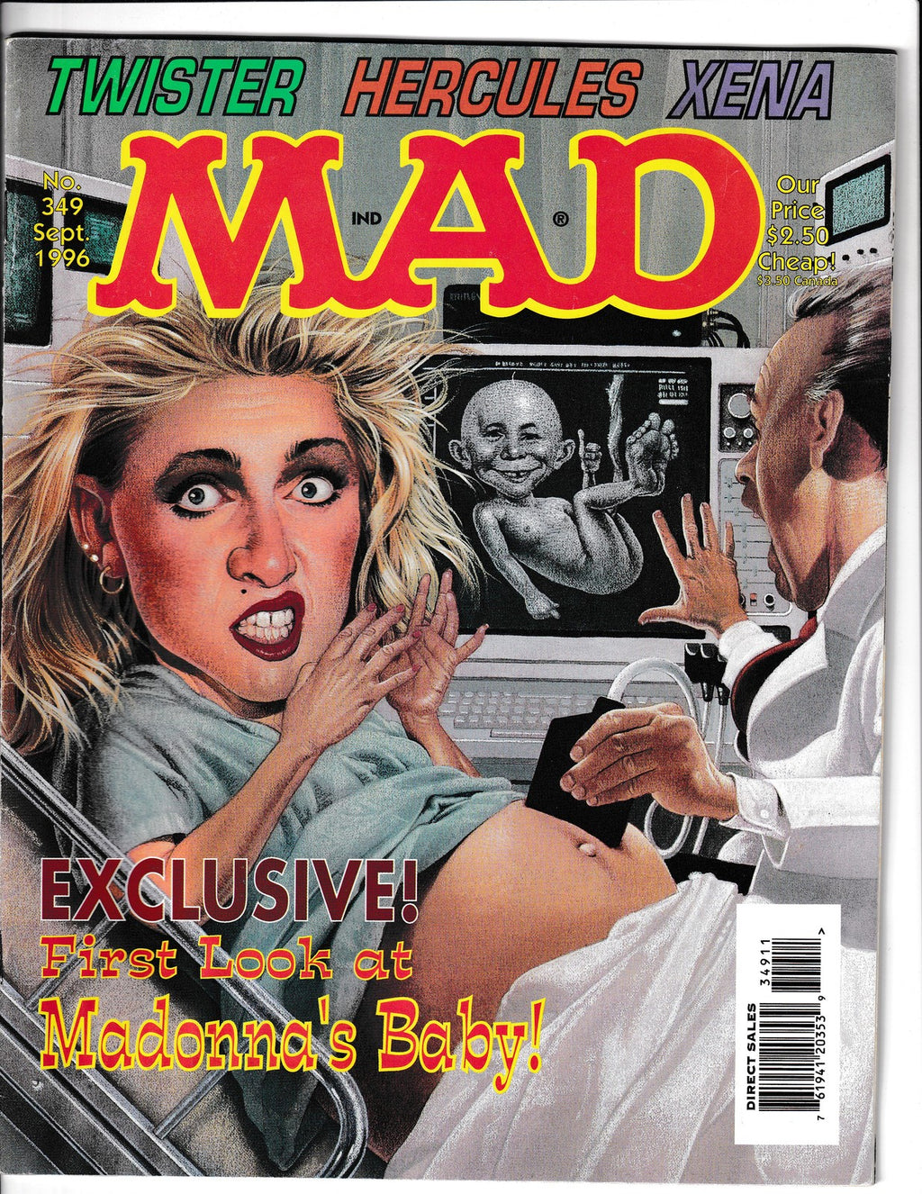 MAD Magazine #349 (1996) Madonna EC Publications Comics