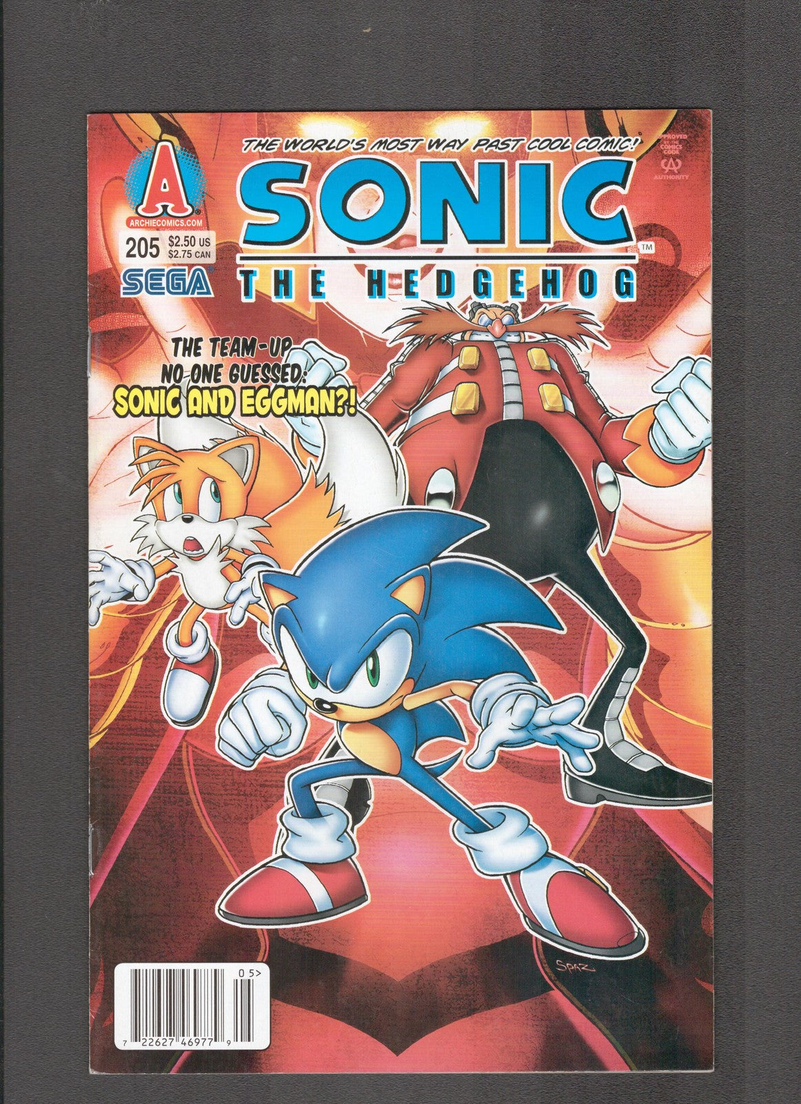 Sonic the Hedgehog #205 (2009) Patrick Spaziante Archie Comics