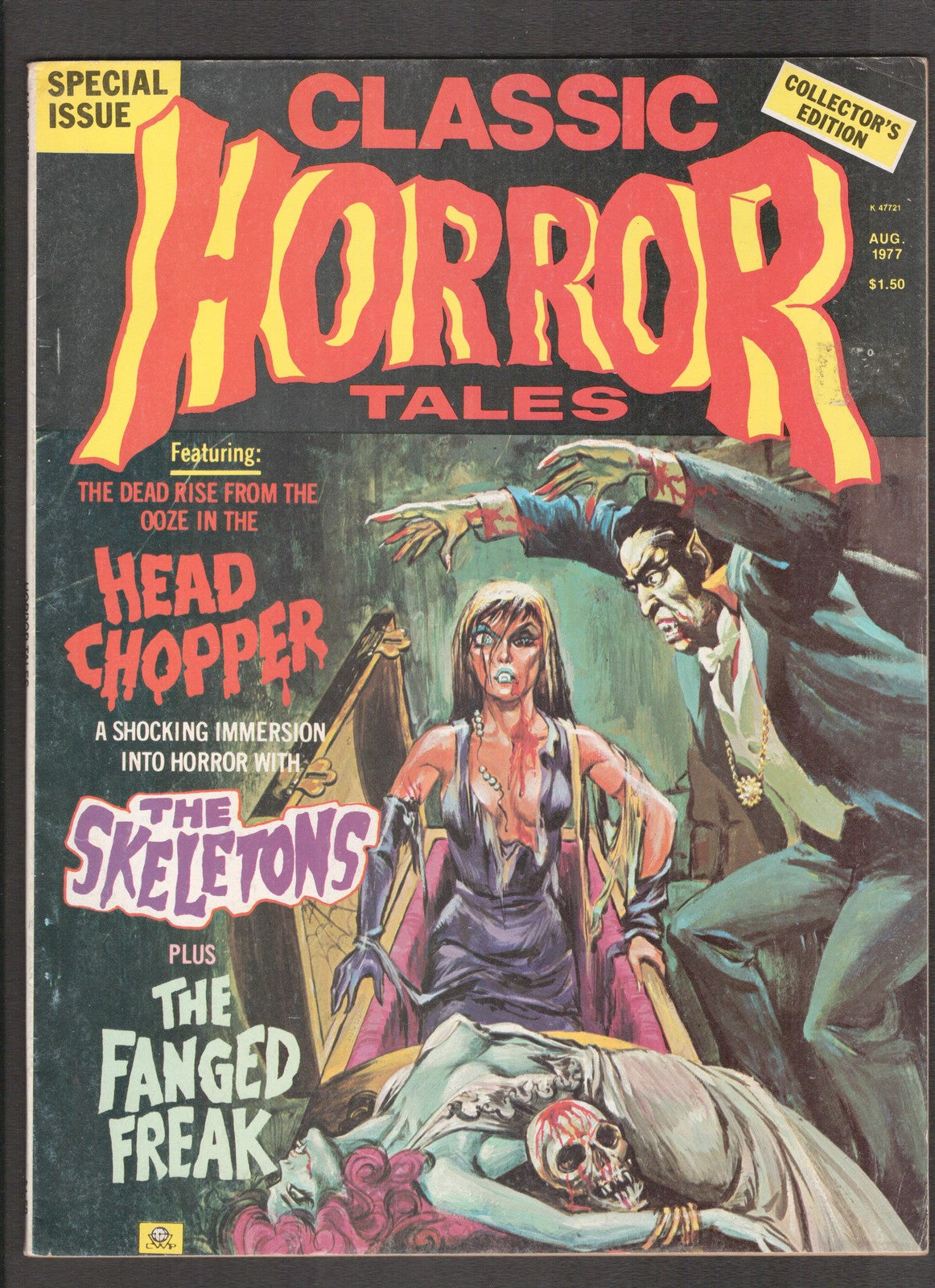 Classic Horror Tales #5 (1977) Vampire Special Issue Eerie Publications Comics