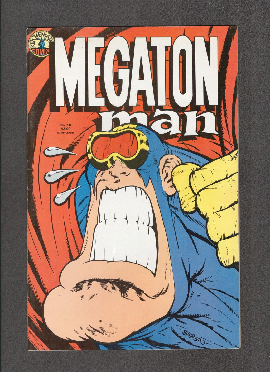 Megaton Man #10 (1986) Donald Simpson Kitchen Sink Comics