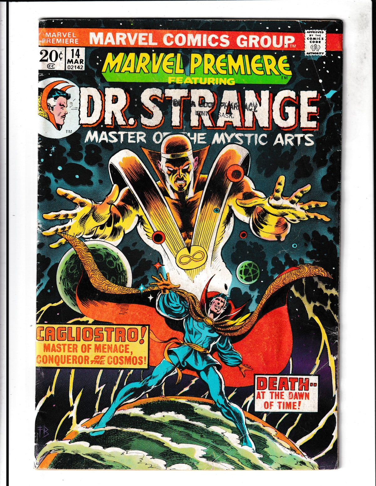 Marvel Premiere #14 (1974) Dr Strange Marvel Comics