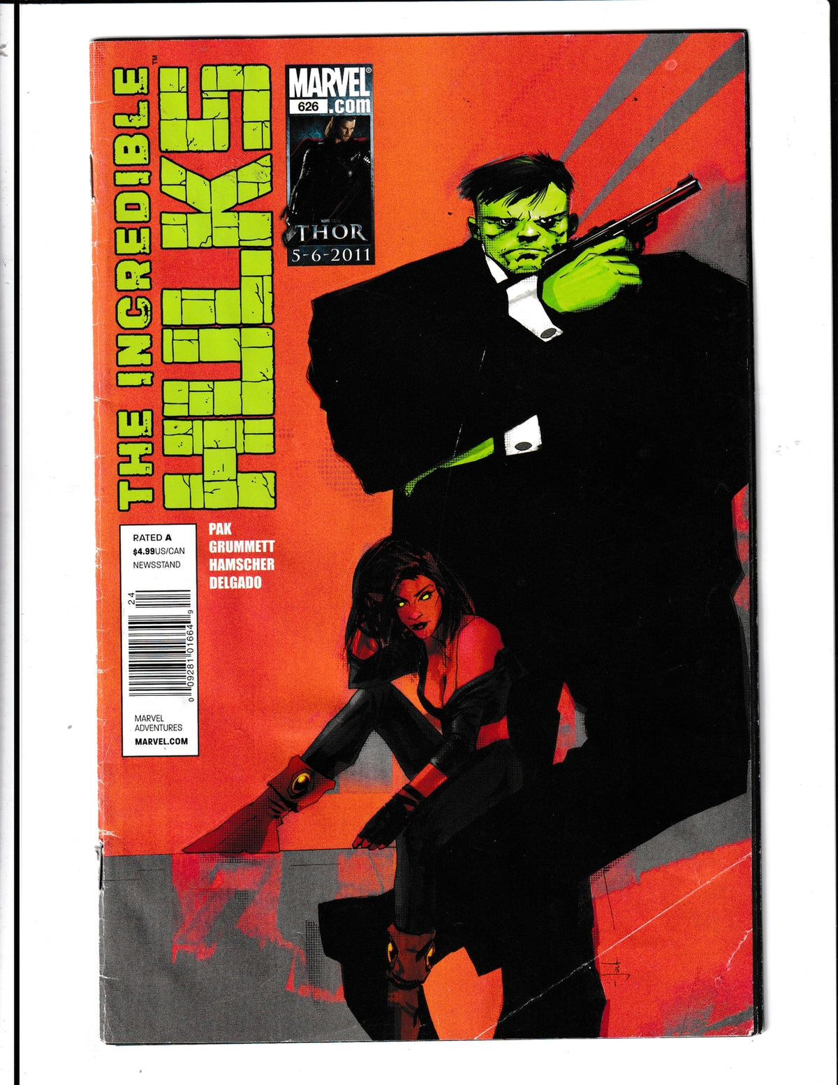 Incredible Hulks #626 (2011) 1st App of Doctor Di Cosimo Marvel Comics