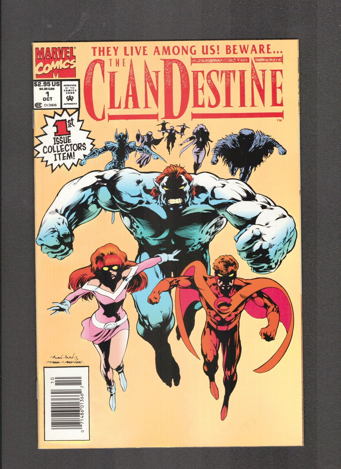 ClanDestine #1 (1994) Alan Davis Foil Cover Marvel Comics