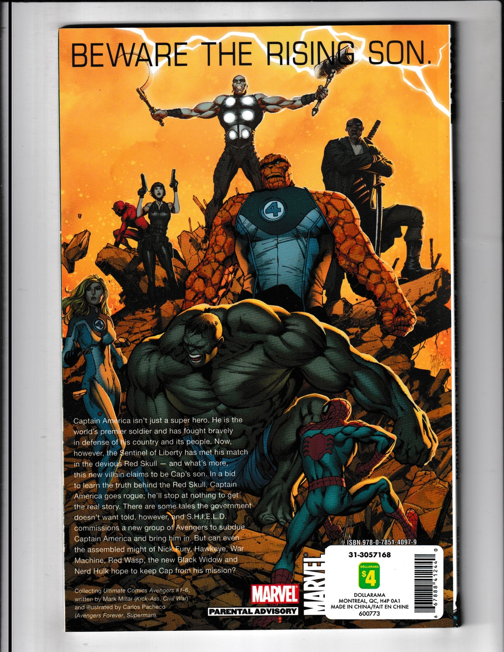 Ultimate Avengers: Next Generation #1 (2010) Millar Pacheco Marvel Comics