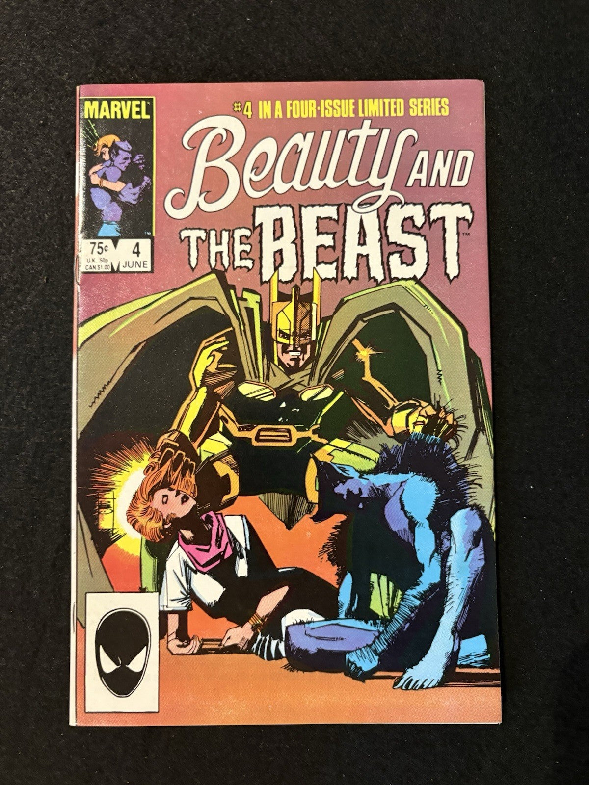 Beauty and the Beast #1-4 (1984) Complete Mini-Series Marvel Comics