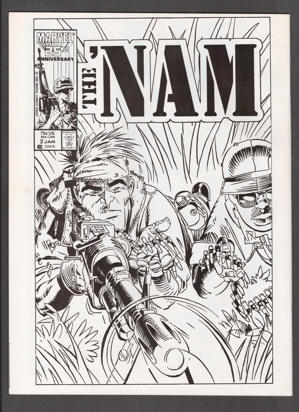 Nam Magazine #2 (1988) Michael Golden Cover Marvel Comics