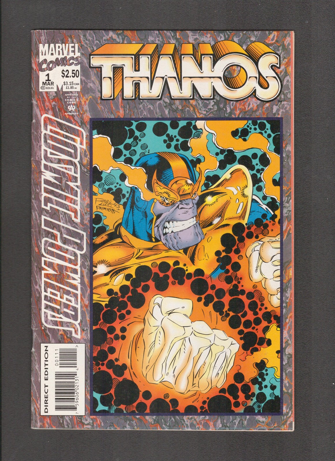 Cosmic Powers #1 (1994) Thanos - Ron Lim Marvel Comics