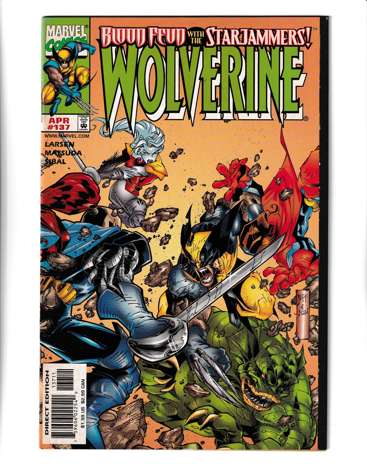 Wolverine #137 (1999) Marvel Comics SKU:126