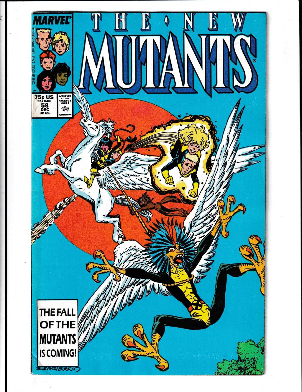 New Mutants #58 (1987) Marvel Comics SKU:835