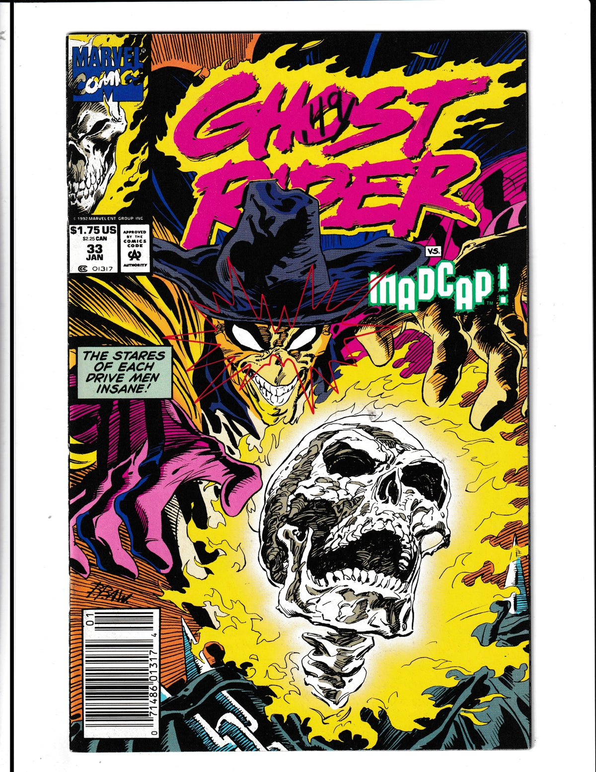 Ghost Rider #33 (1993) Madcap Appearance Higher Grade Marvel Comics
