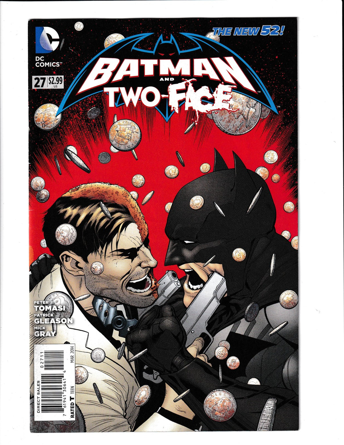 Batman and Robin #27 (2014) Two-Face DC Comics