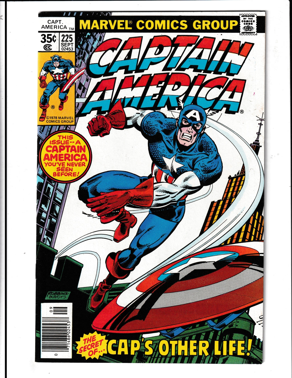 Captain America #225 (1978) Marvel Comics