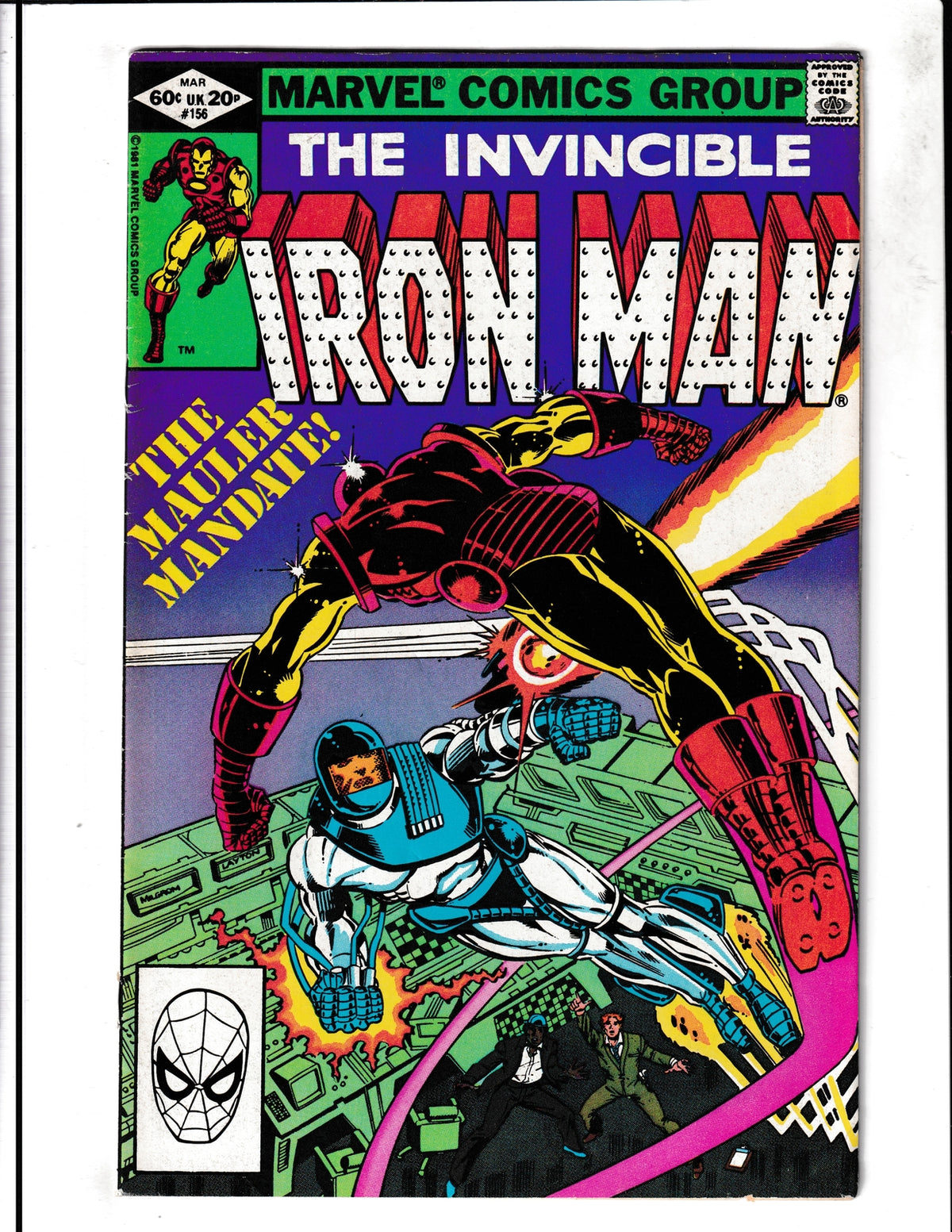 Iron Man #156 (1982) Marvel Comics