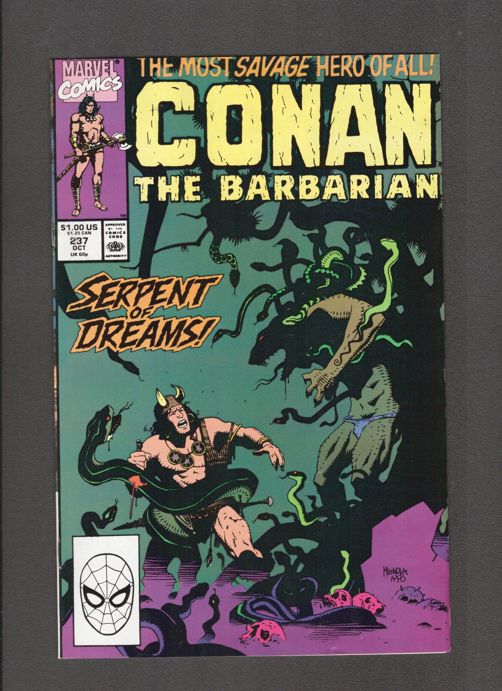 Conan the Barbarian #237 (1990) Mike Mignola, George Bell Marvel Comics