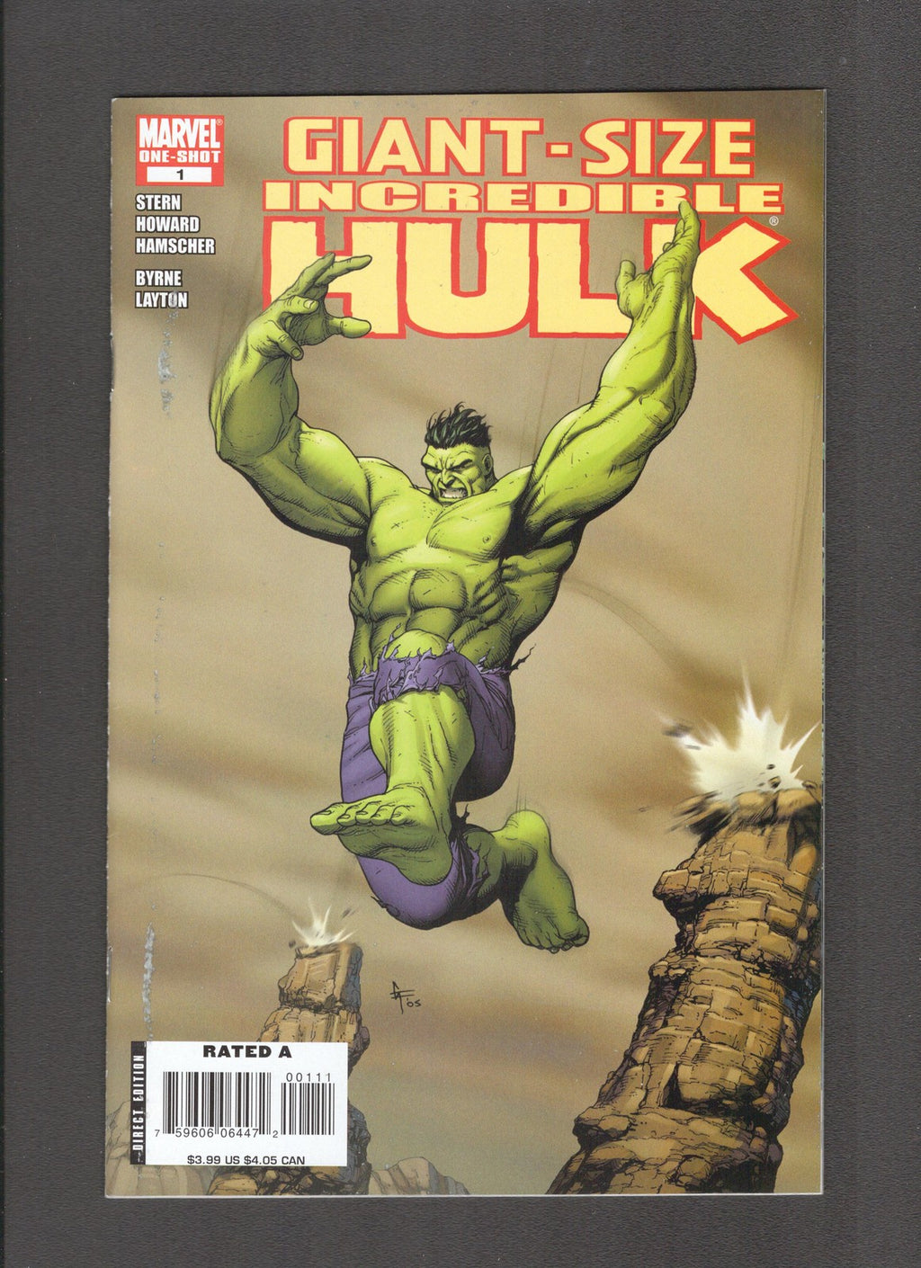 Giant-Size Incredible Hulk #1 (2008) Gary Frank Cover Marvel Comics