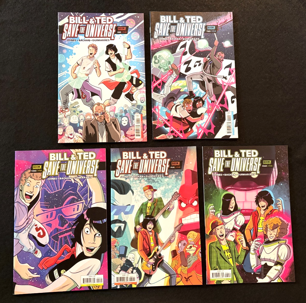 Bill & Ted: Save the Universe Complete Set of 5 #1-5  (2017-18) BOOM