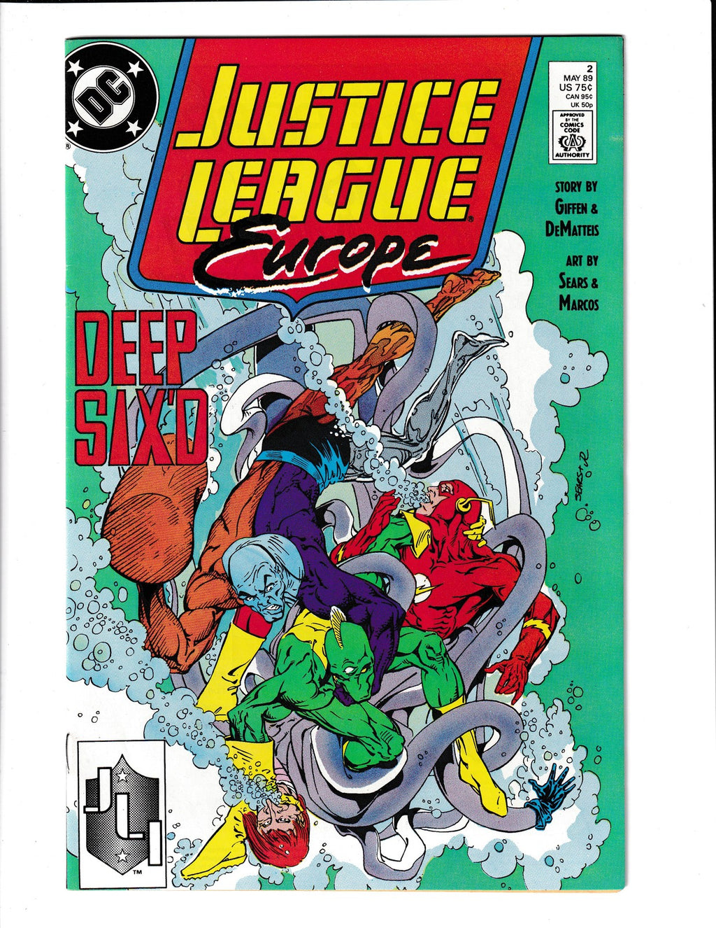 Justice League Europe #2 (1989) DC Comics
