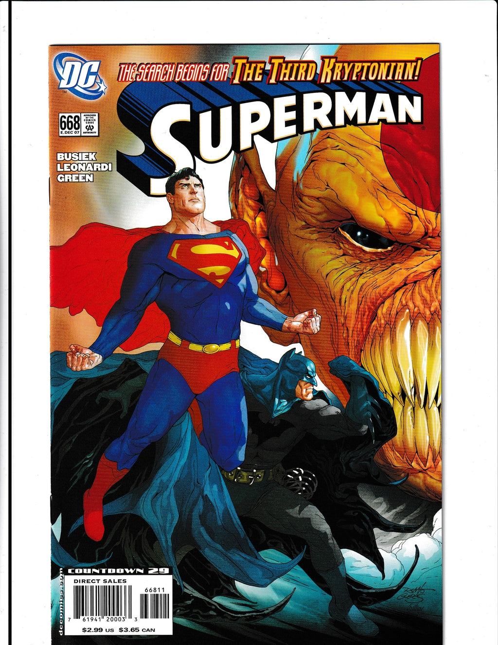 Superman #668 (2007) DC Comics
