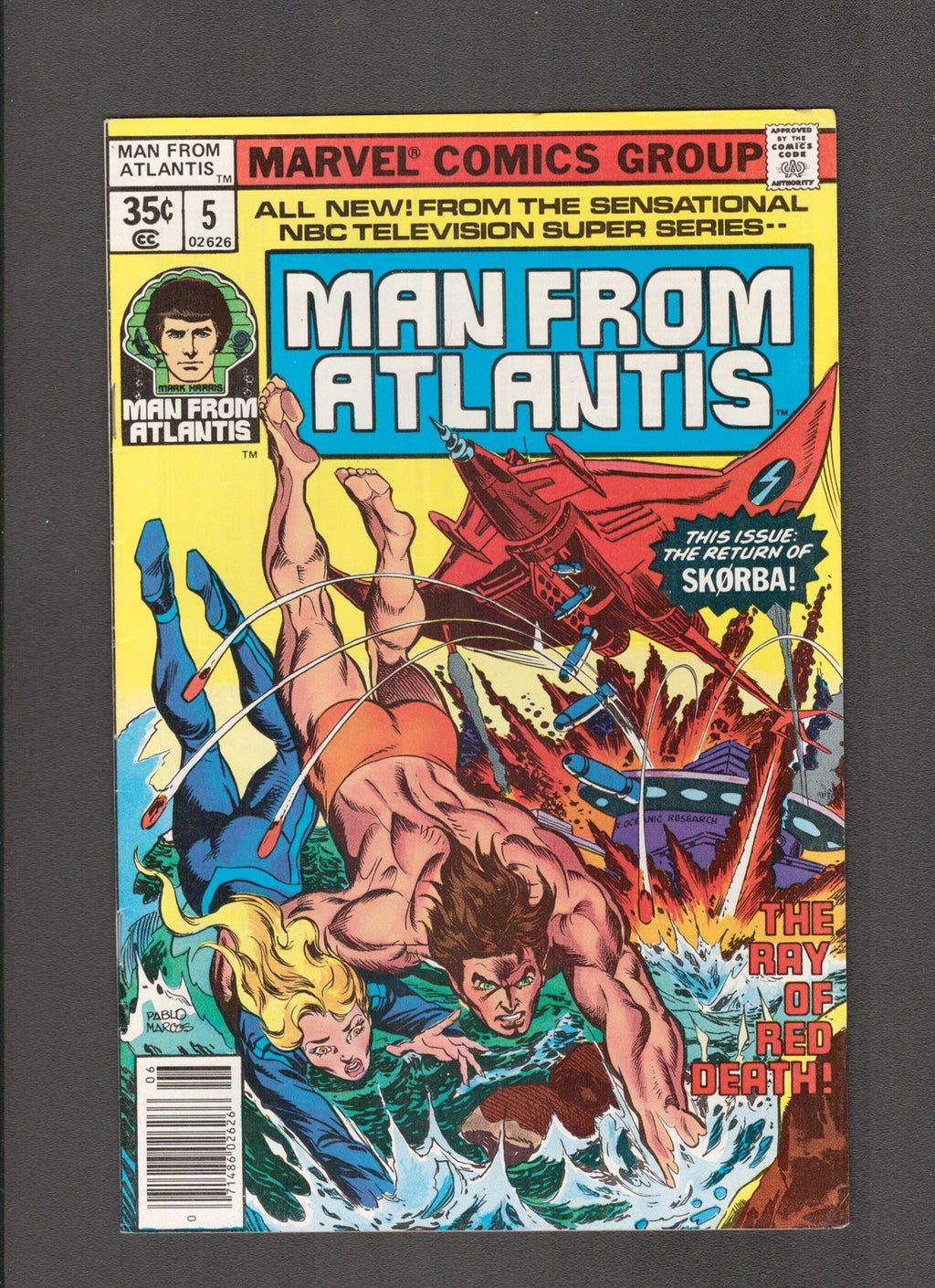 Man From Atlantis #5 (1978) Bill Mantlo Marvel Comics