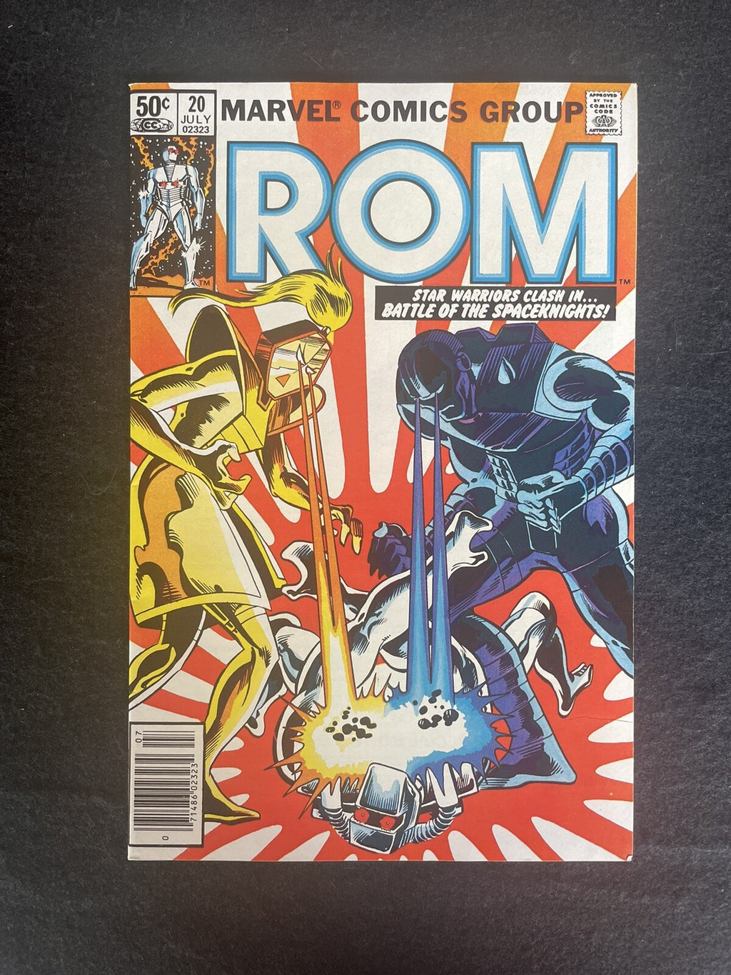 ROM Spaceknight #20 (1983)  1st Appearance of Mentus - Bronze Age Marvel