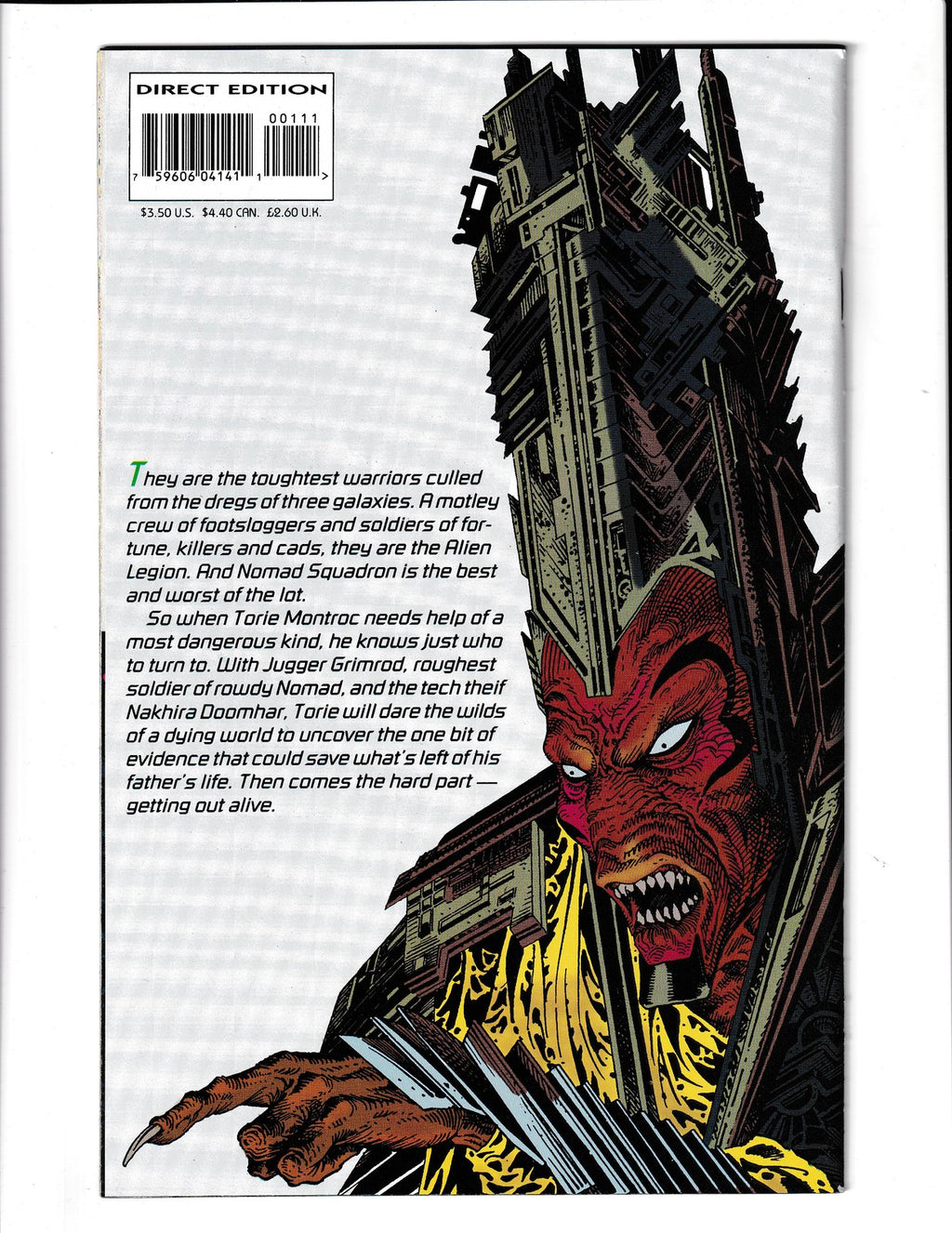 Alien Legion: Binary Deep #1 (1993) Epic Comics
