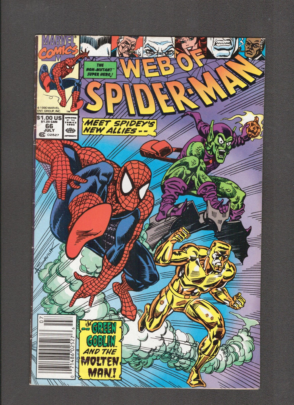 Web of Spider-Man #66 (1990) Alex Saviuk, Bob Sharen Marvel Comics