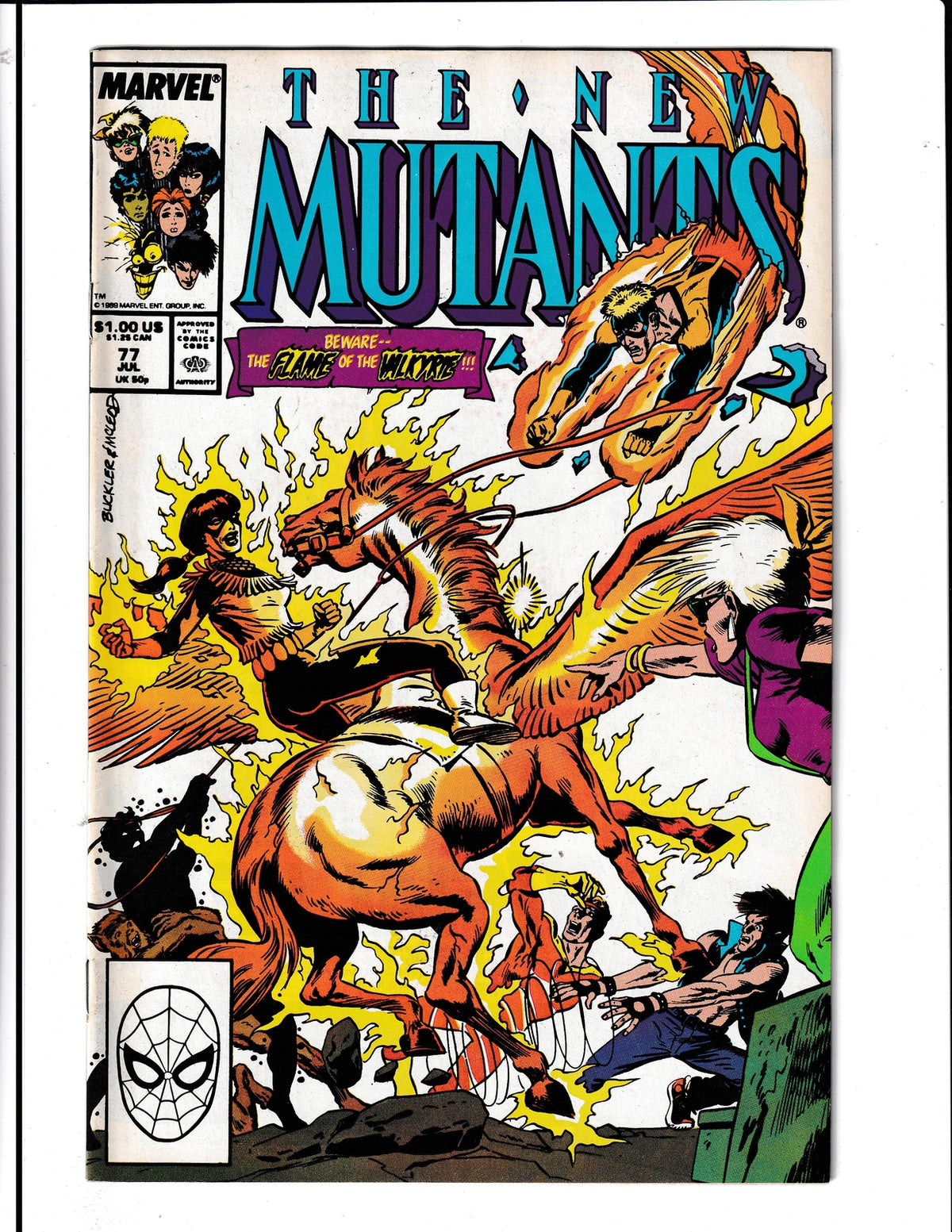 New Mutants #77 (1989) Marvel Comics SKU:445