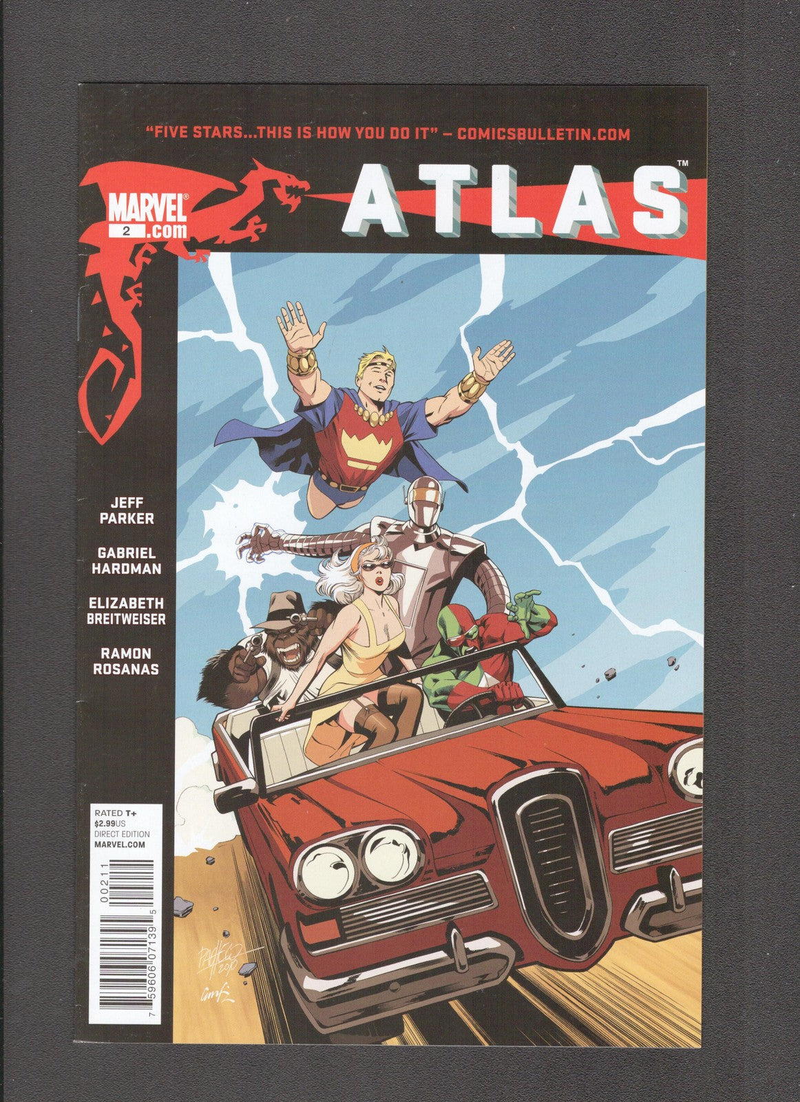 Atlas #2 (2010) Carlos Pacheco Marvel Comics