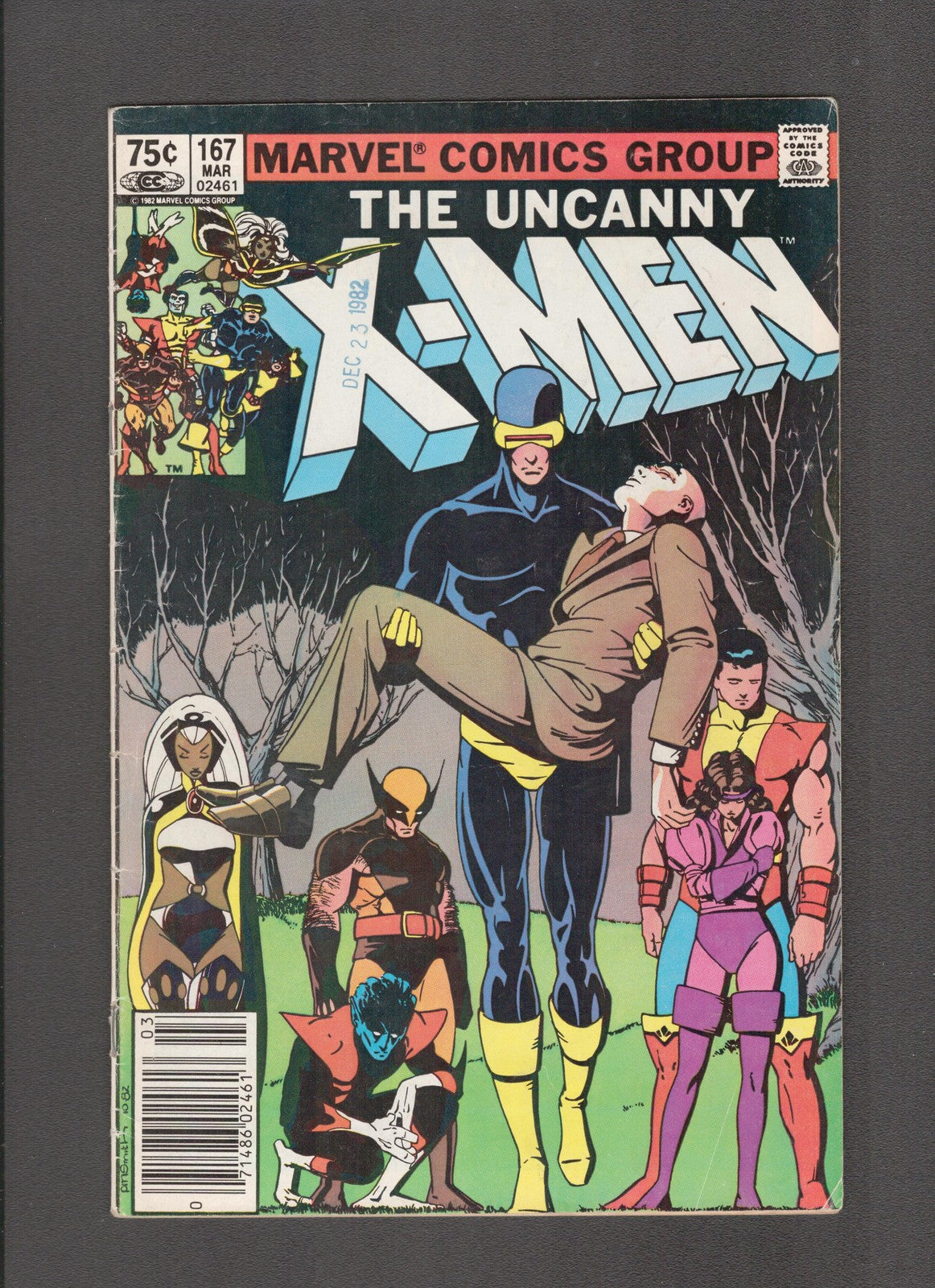 Uncanny X-Men #167 (1983) Claremont, Wiacek Marvel Comics