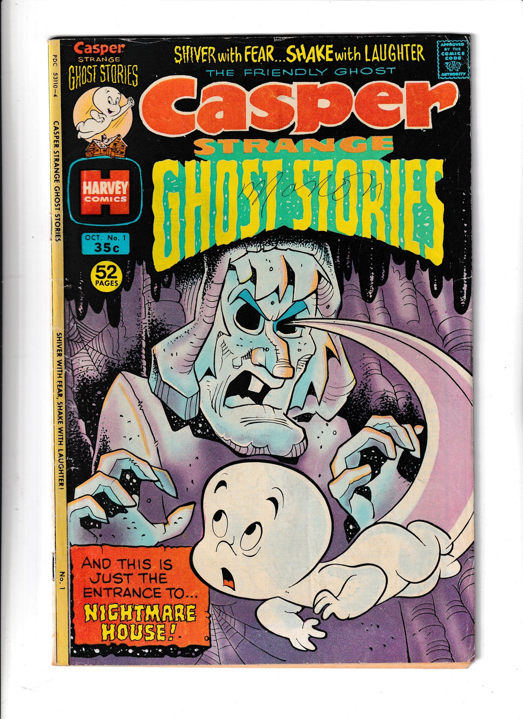 Casper the Friendly Ghost: Strange Ghost Stories #1 (1974) Harvey Comics