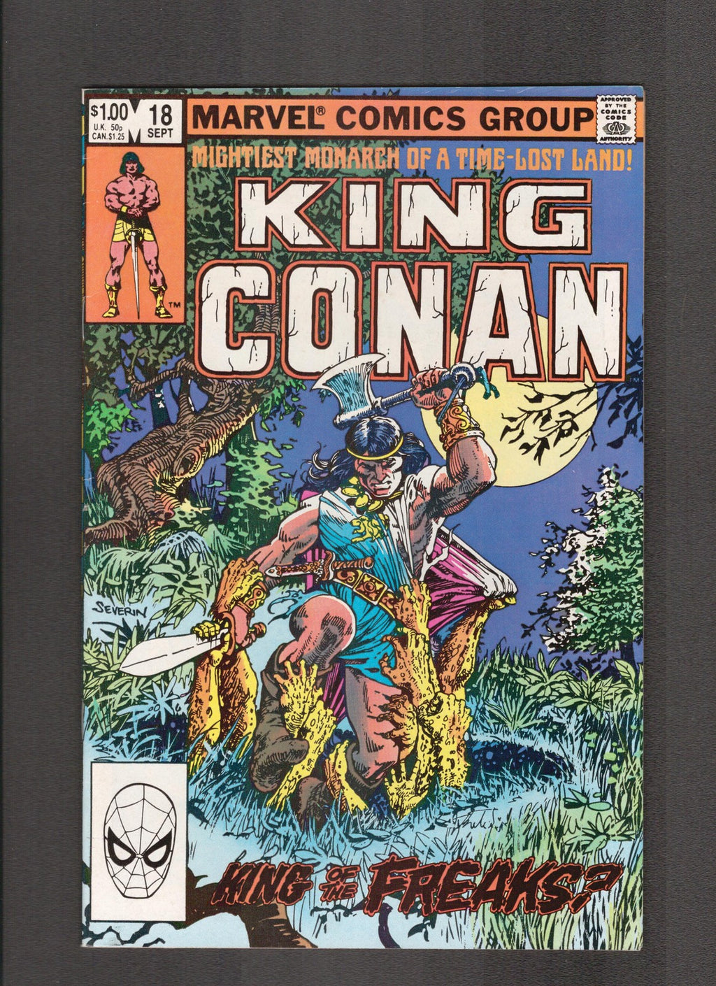 King Conan #18 (1983) John Severan Marvel Comics