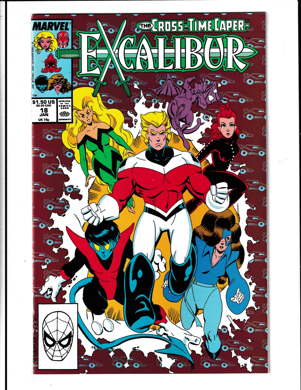 Excalibur #18 (1990) HIGH GRADE Marvel Comics