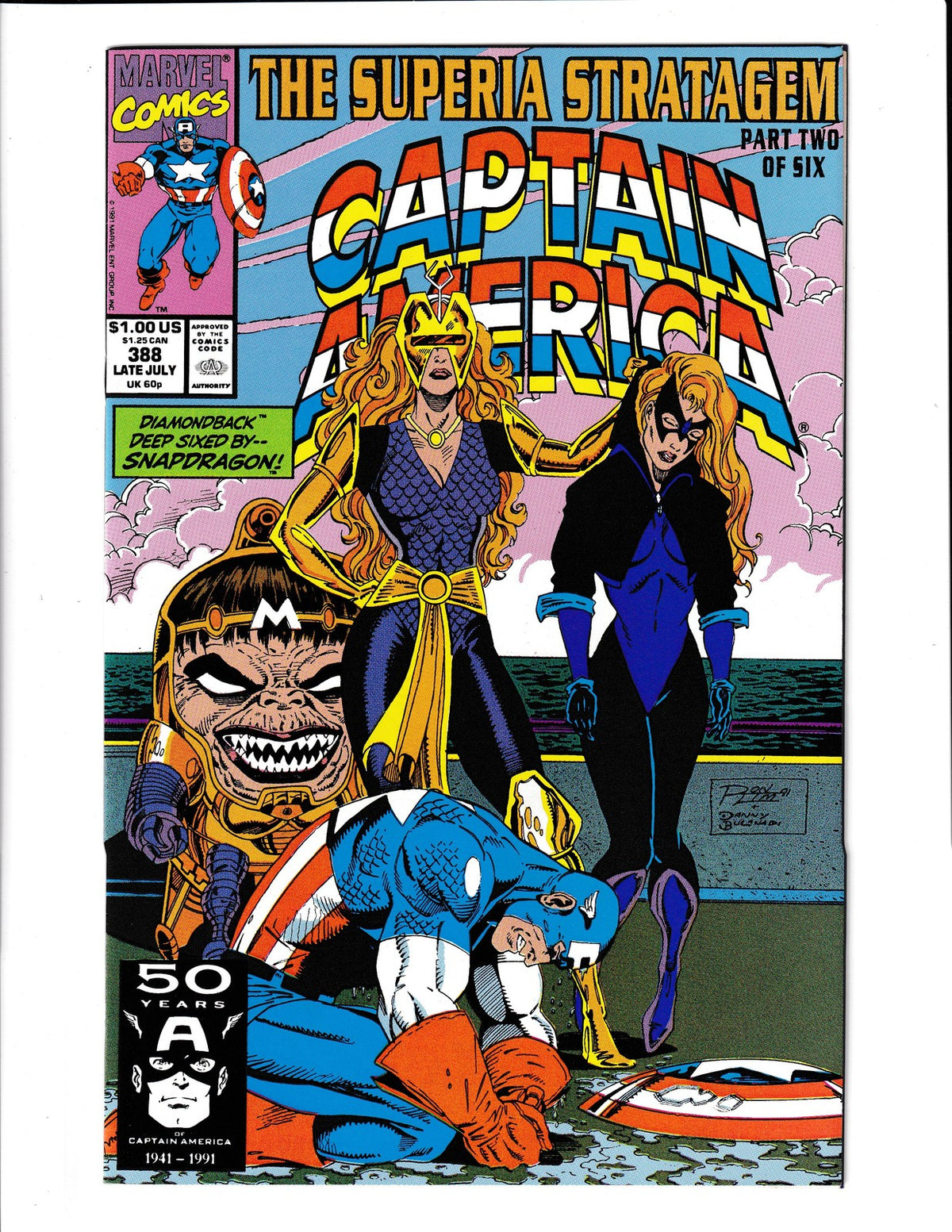 Captain America #388 (1991) Marvel Comics