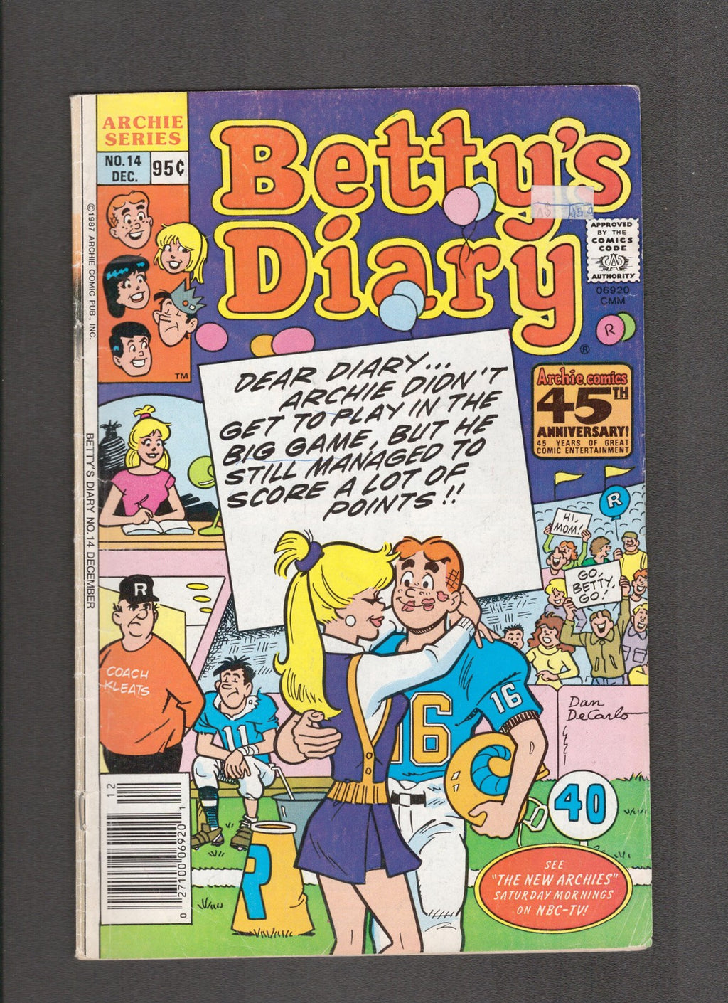 Betty's Diary #14 (1987) Canadian Newsstand Archie Comics