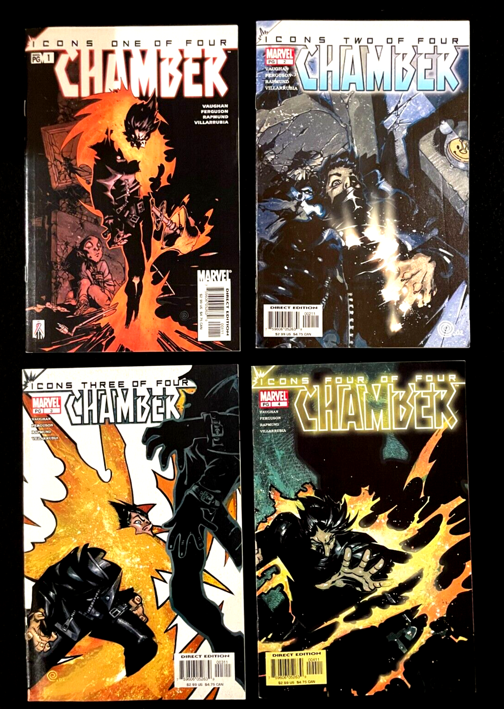 Chamber X-Men Icons #1-4 (2002/03) Marvel Comics