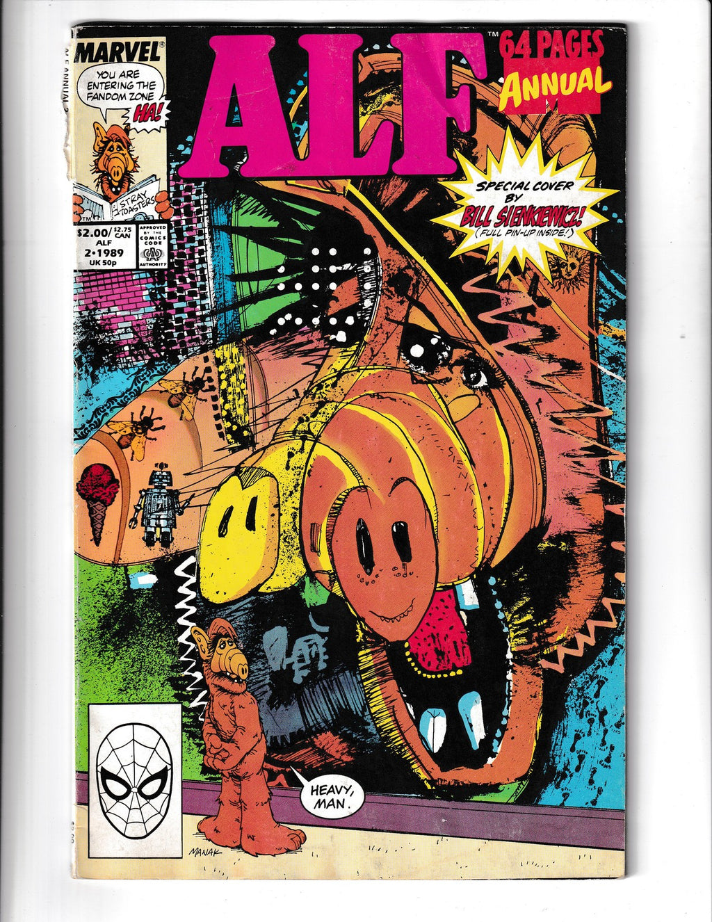 Alf Annual #2 (1989) Lower Grade Marvel Comics