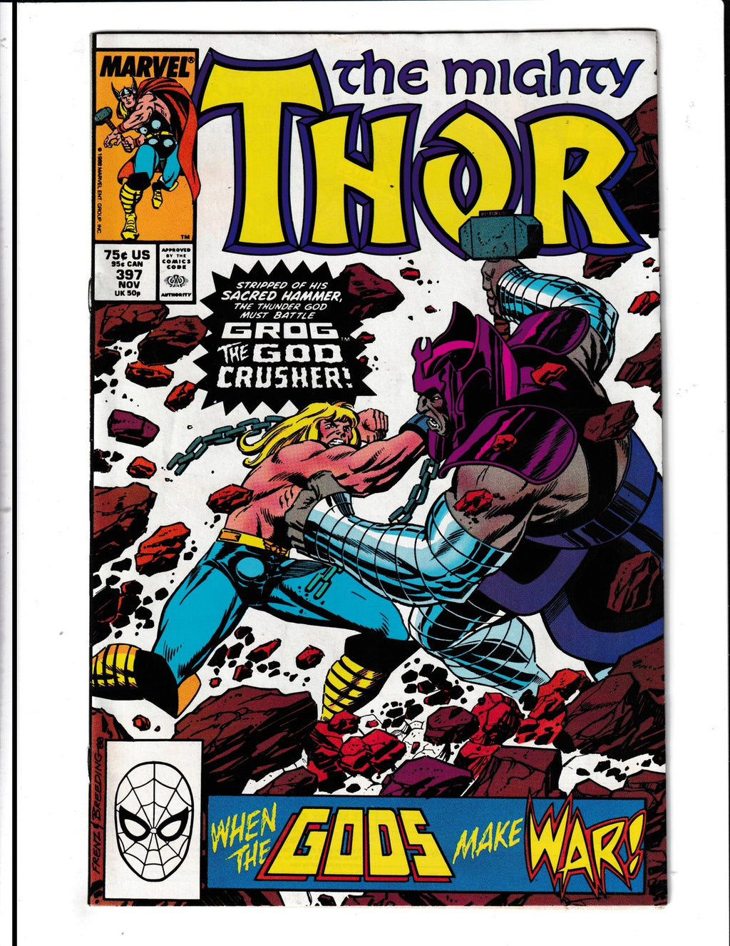Thor #397 (1988) Higher Grade Marvel Comics