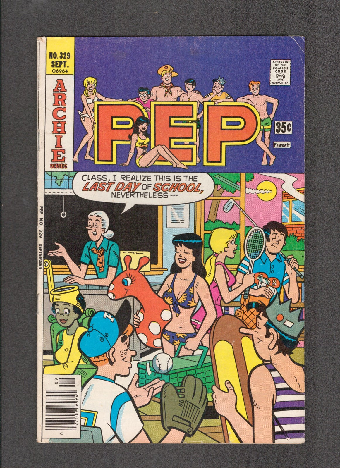 PEP Comics #329 (1977) Veronica Bikini Cover Archie Comics