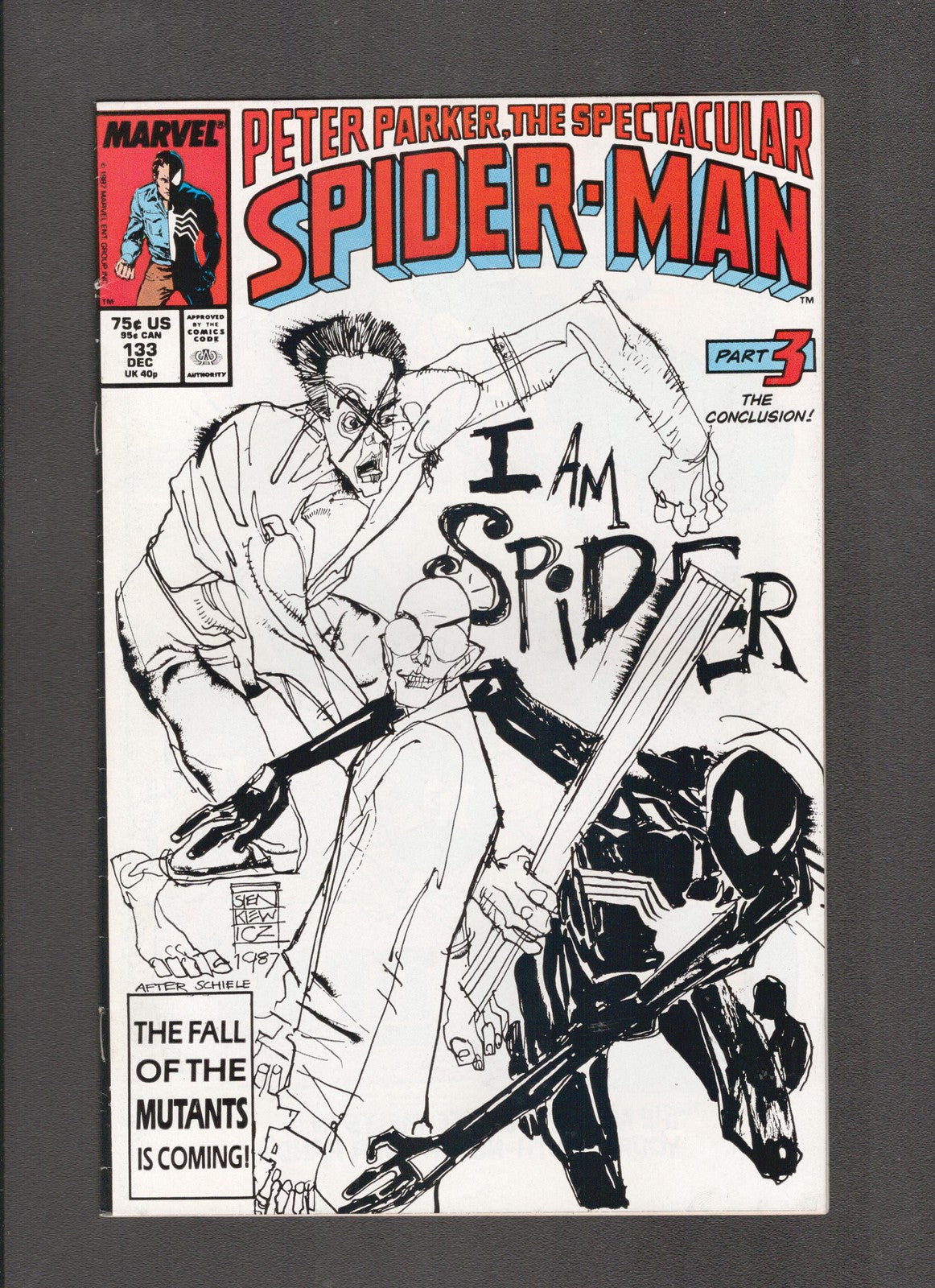 Spectacular Spider-Man #133 (1987) Bill Sienkiewicz, Jim Salicrup Marvel Comics