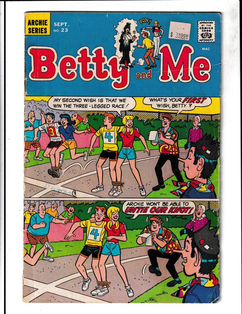 Betty and Me #23 (1969) Archie Comics SKU:2645