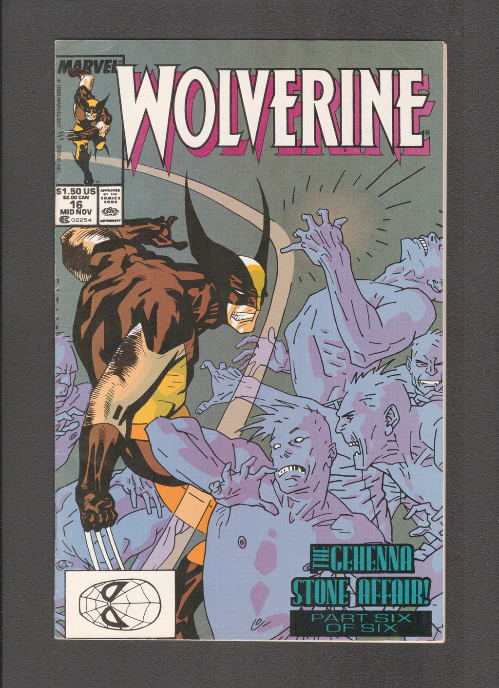 Wolverine #16 (1989) John Buscema Marvel Comics